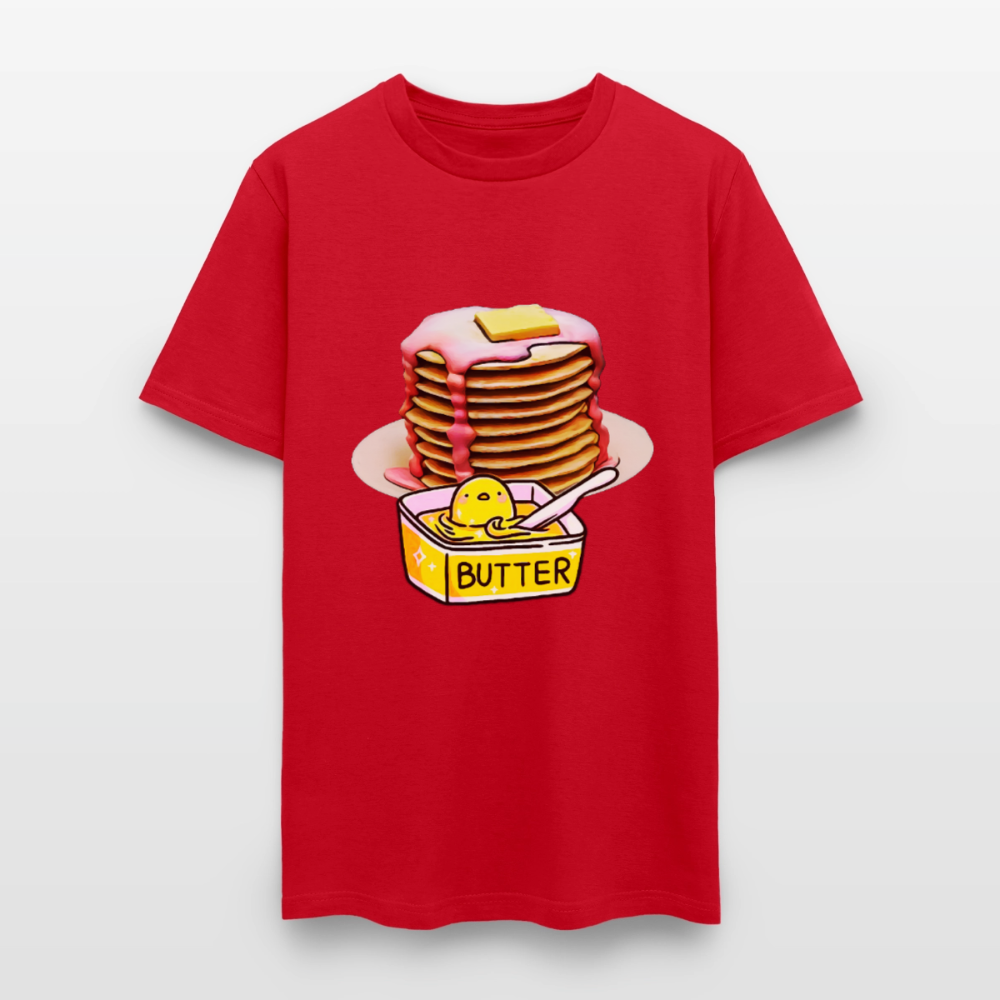 Pancakes and Butter - red