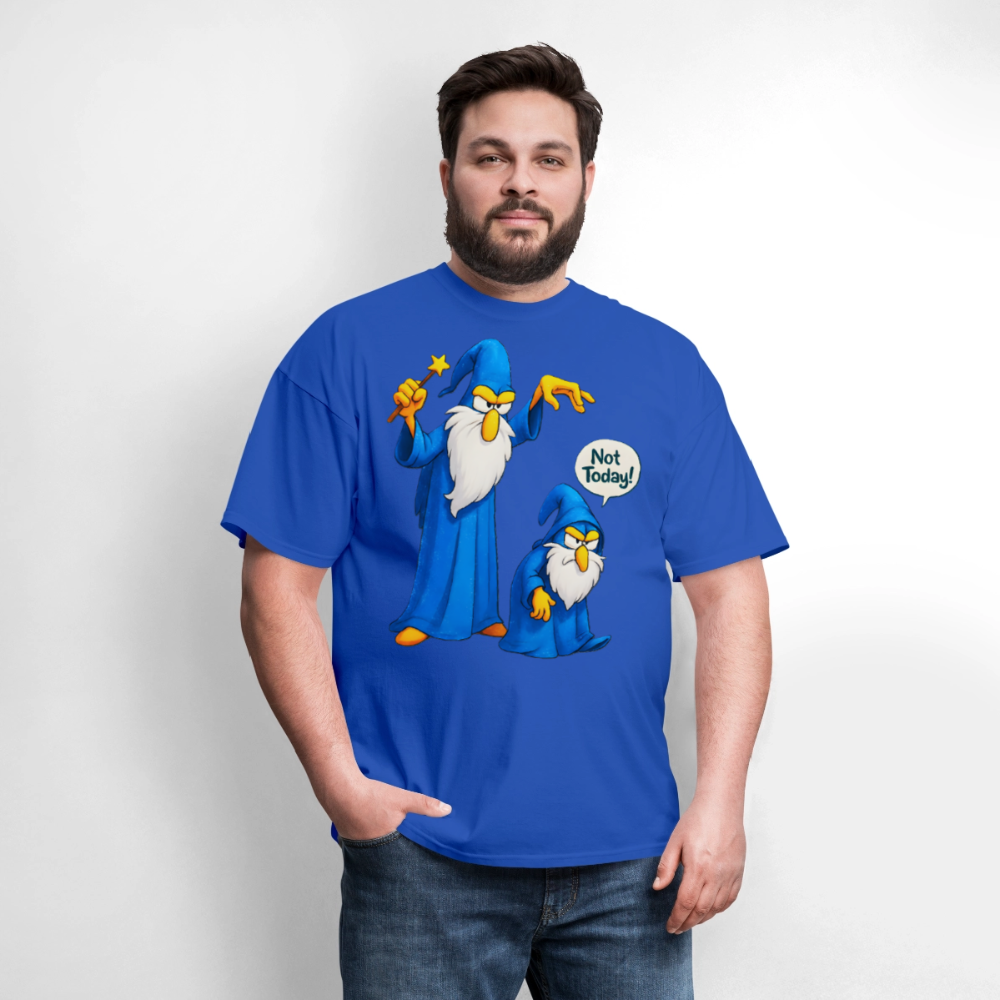 Angry Wizard - royal blue