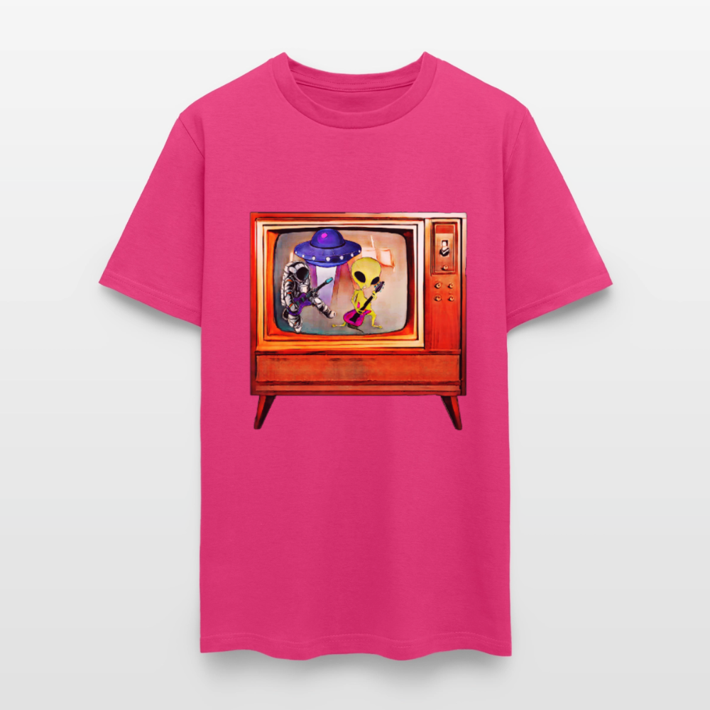 Rocking Astronaut and Alien #2 - fuchsia