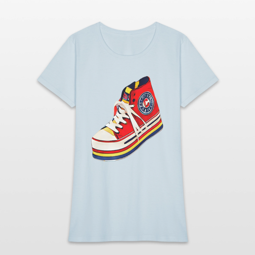 High Top Sneaker - light blue