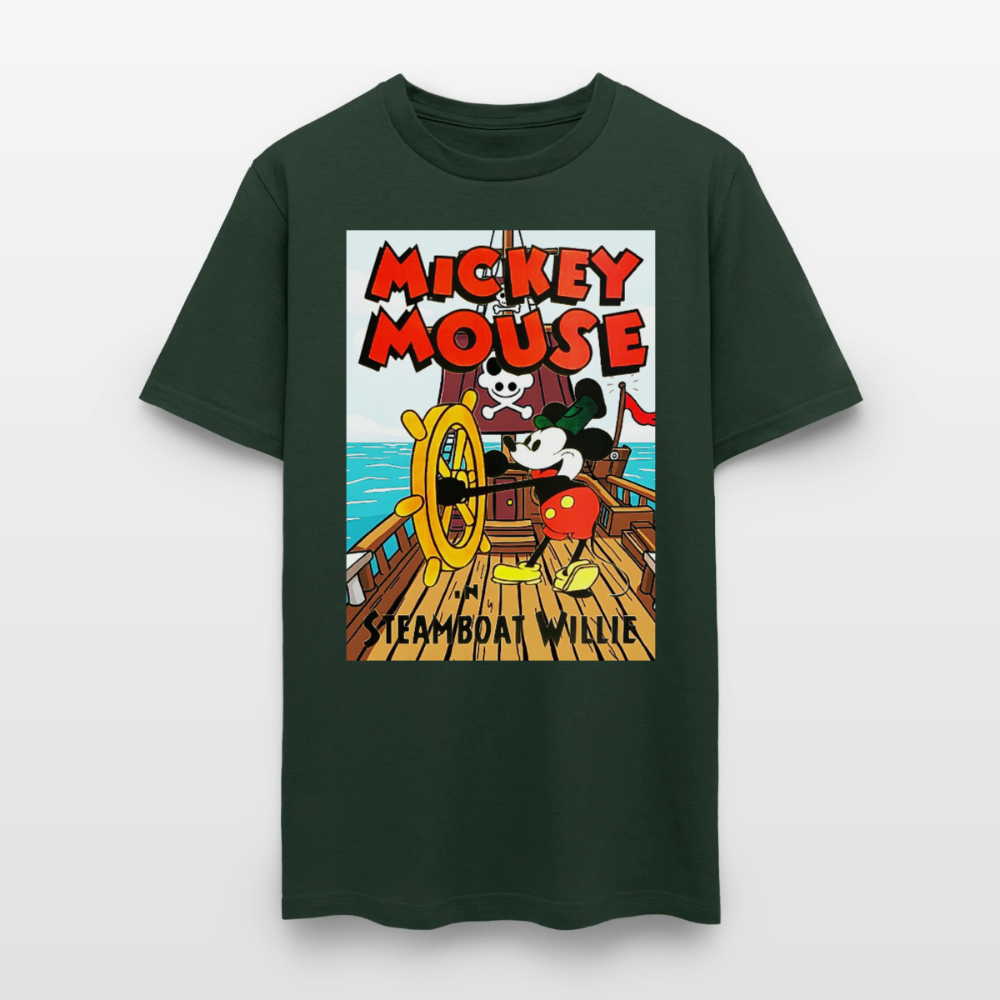 Steamboat Willie - forest green