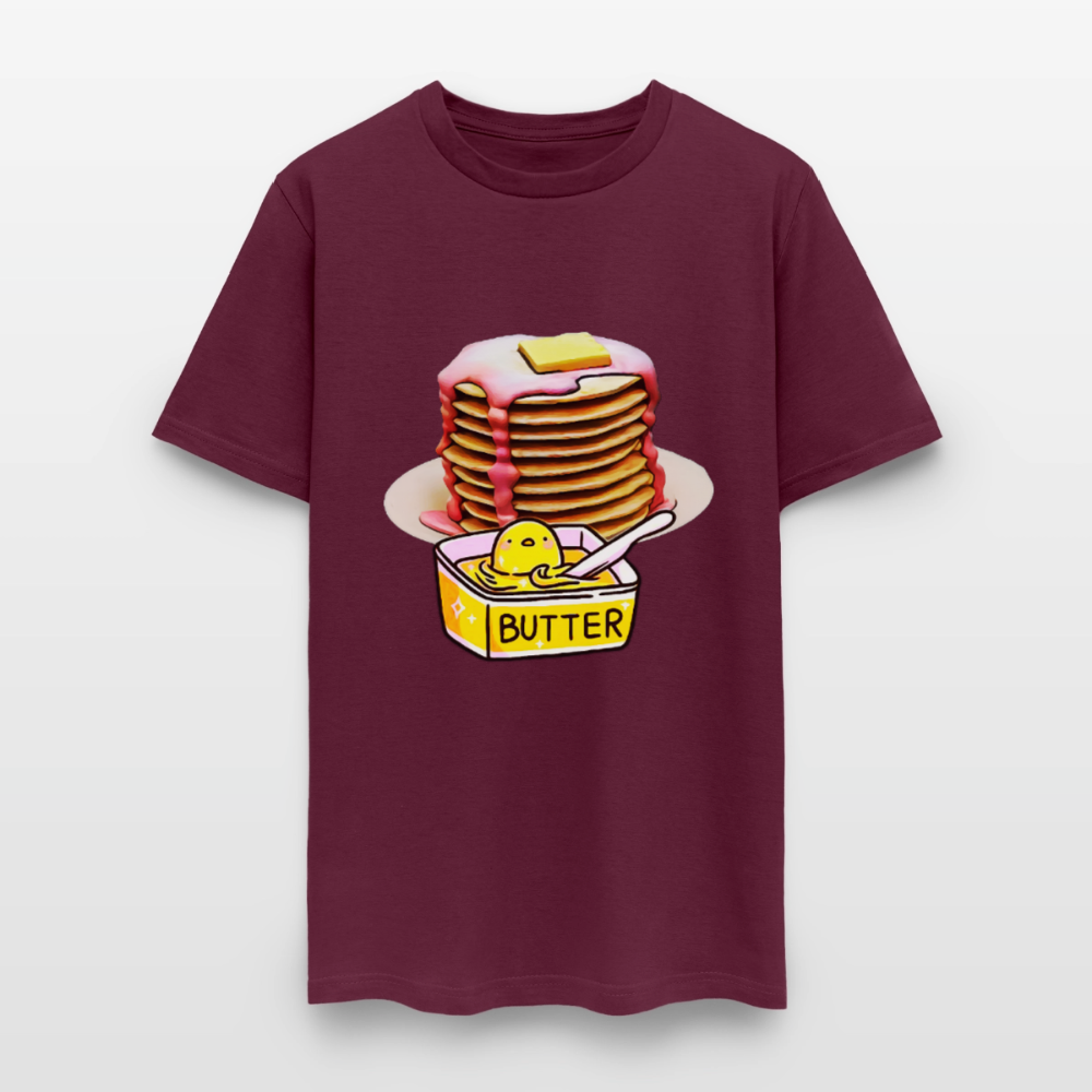 Pancakes and Butter - burgundy