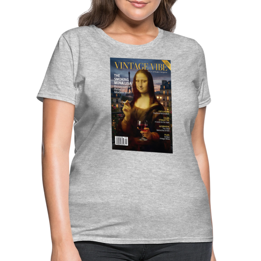 A Smoking Mona Lisa - heather gray