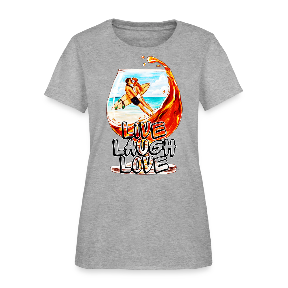 Live, Laugh, Love - heather gray