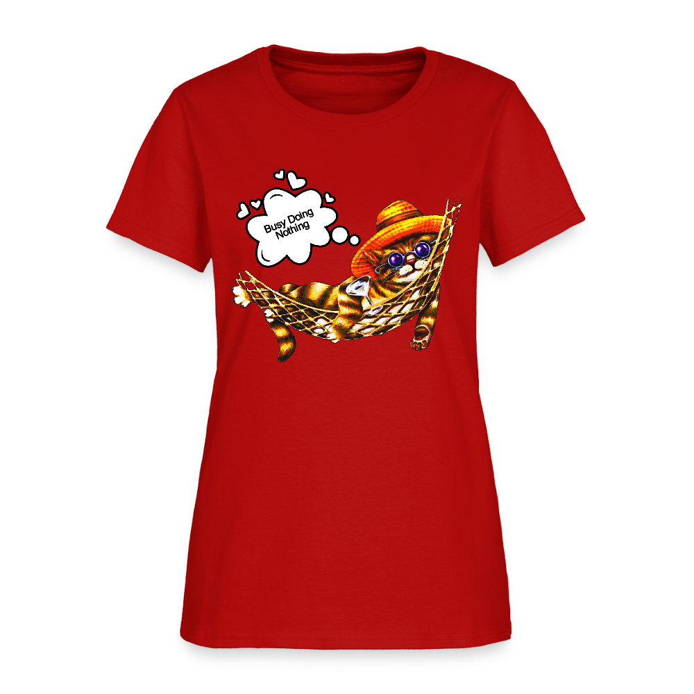 Busy Doing Nothing - red