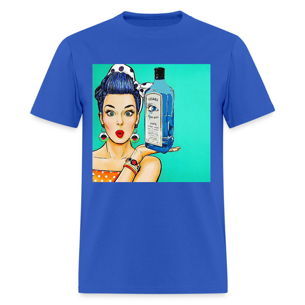 Retro Woman - royal blue
