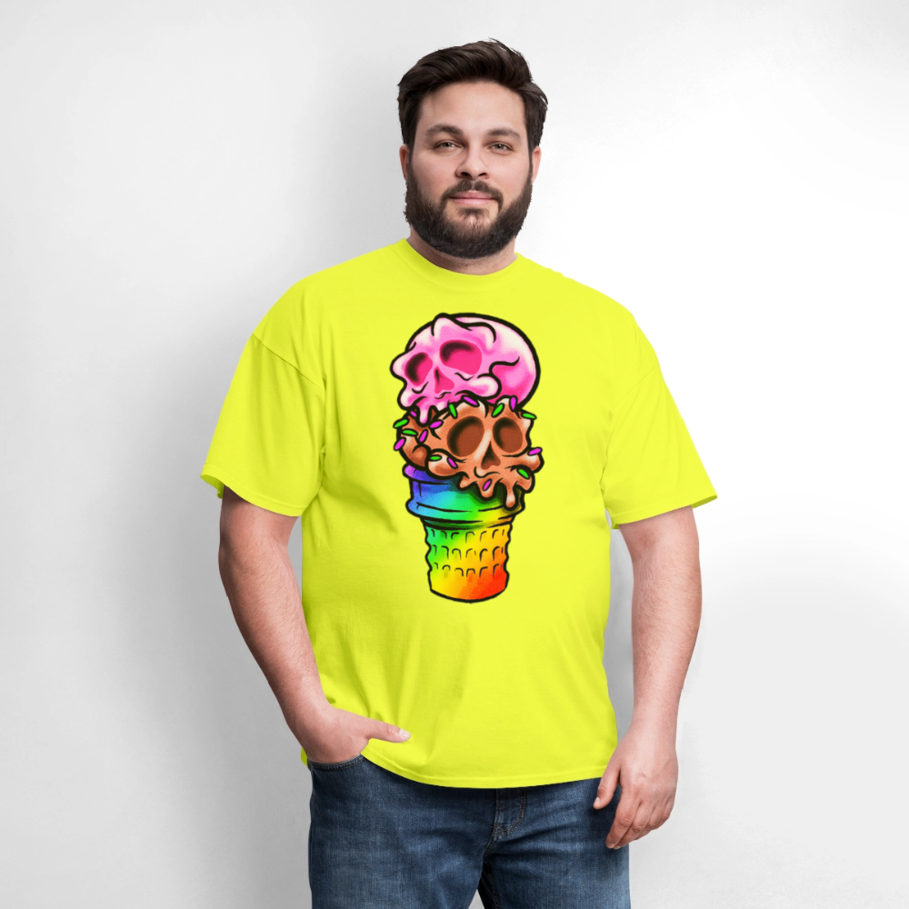 Cone Skull - safety green