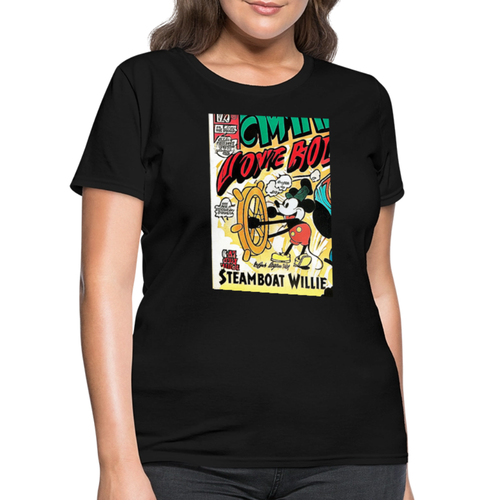 Steamboat Willie - black