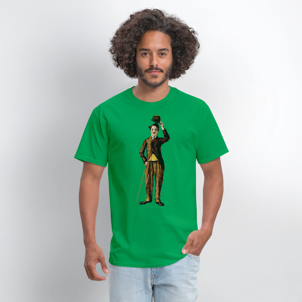 Charlie Chaplin - bright green