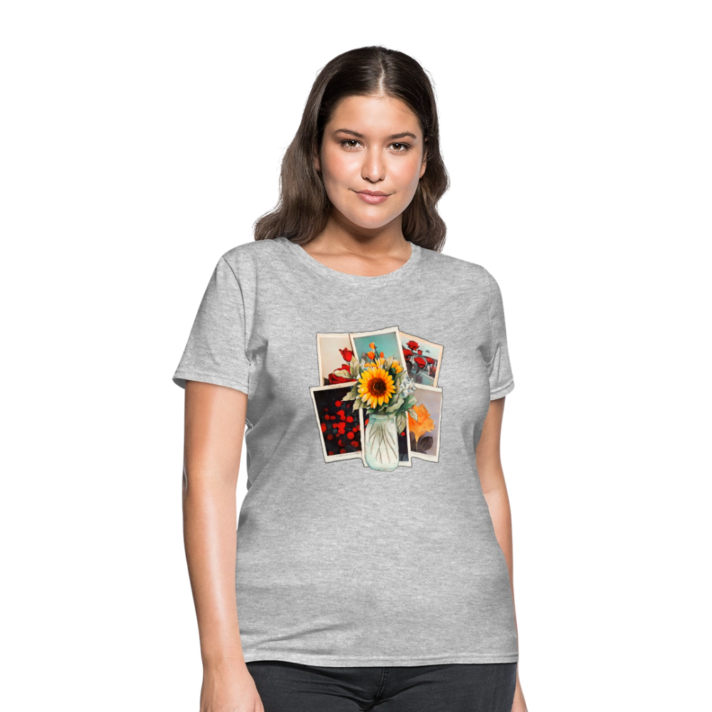 Flowers - heather gray