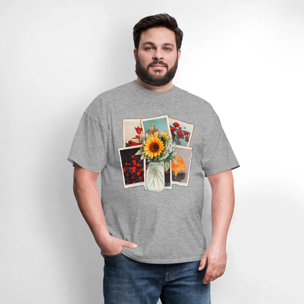 Flowers - heather gray