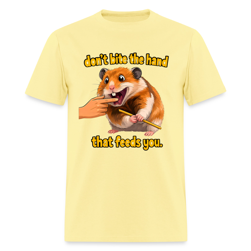 Don't Bite The Hand - cornsilk