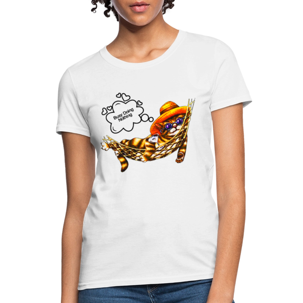 Busy Doing Nothing - white