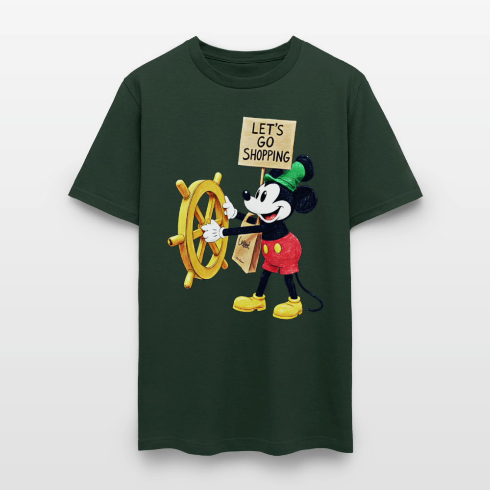 Let's Go Shopping - forest green