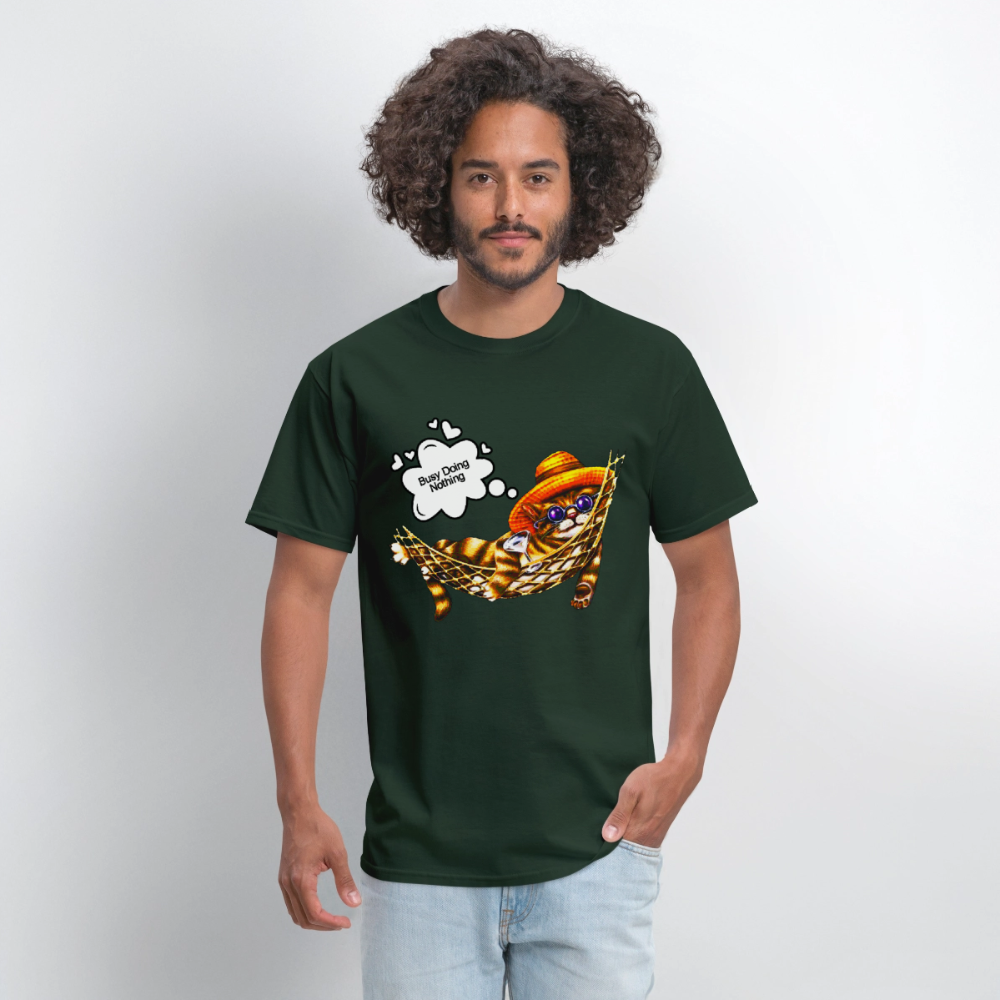 Busy Doing Nothing - forest green