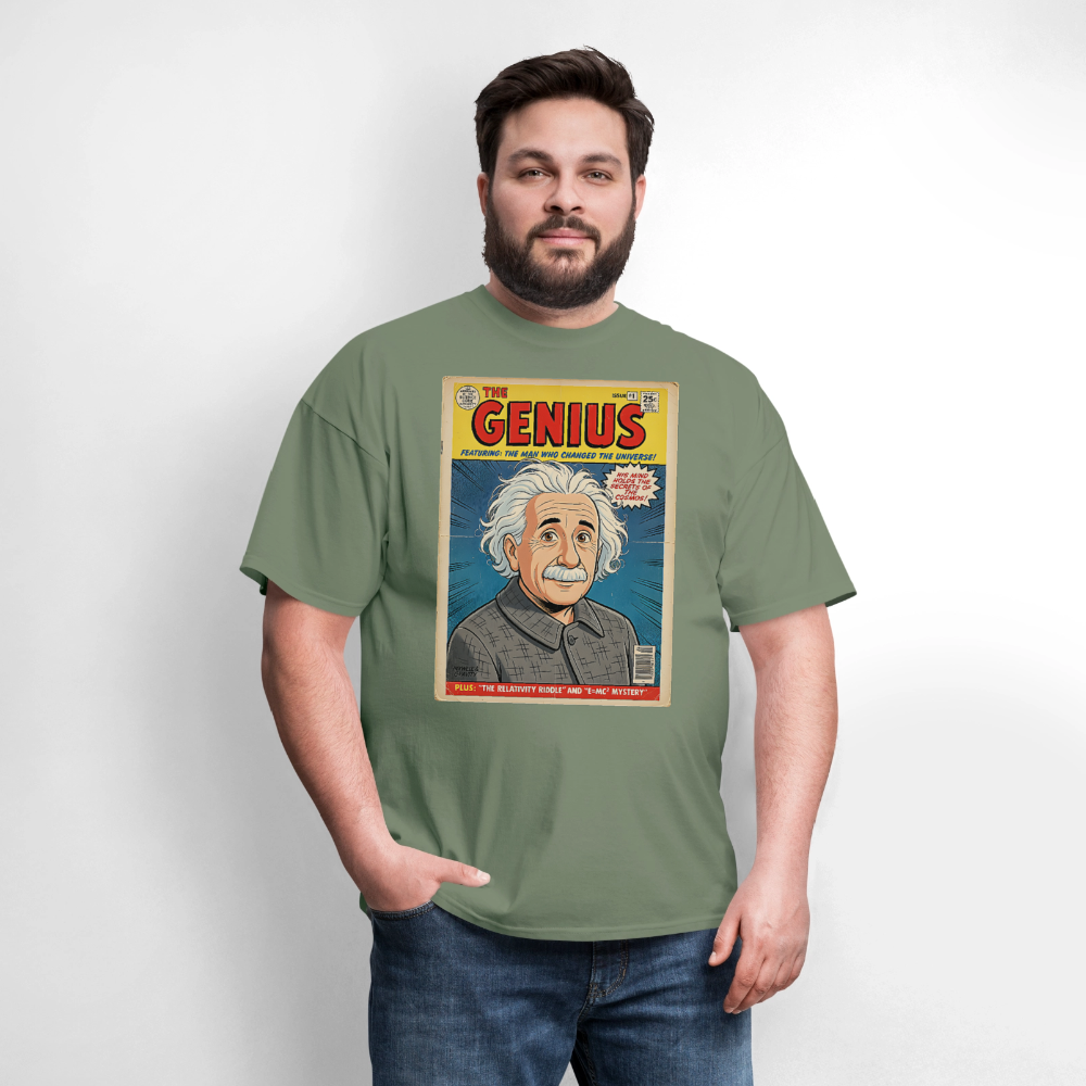 Albert Einstein #1 - military green