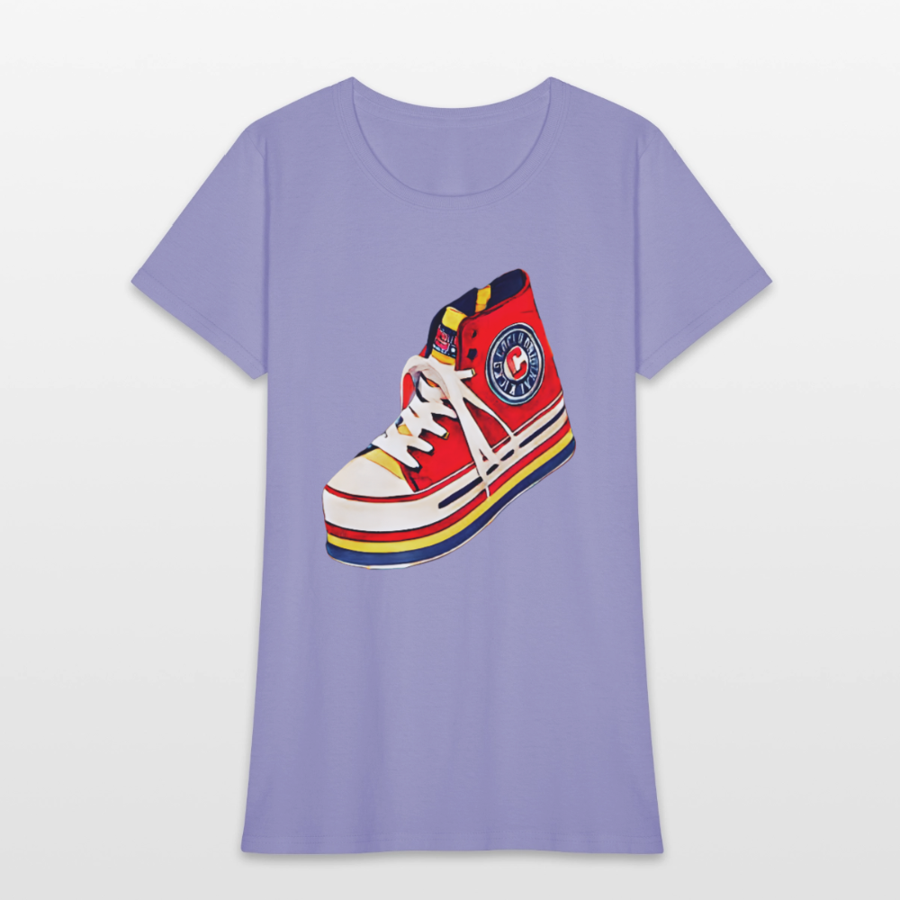 High Top Sneaker - lavender