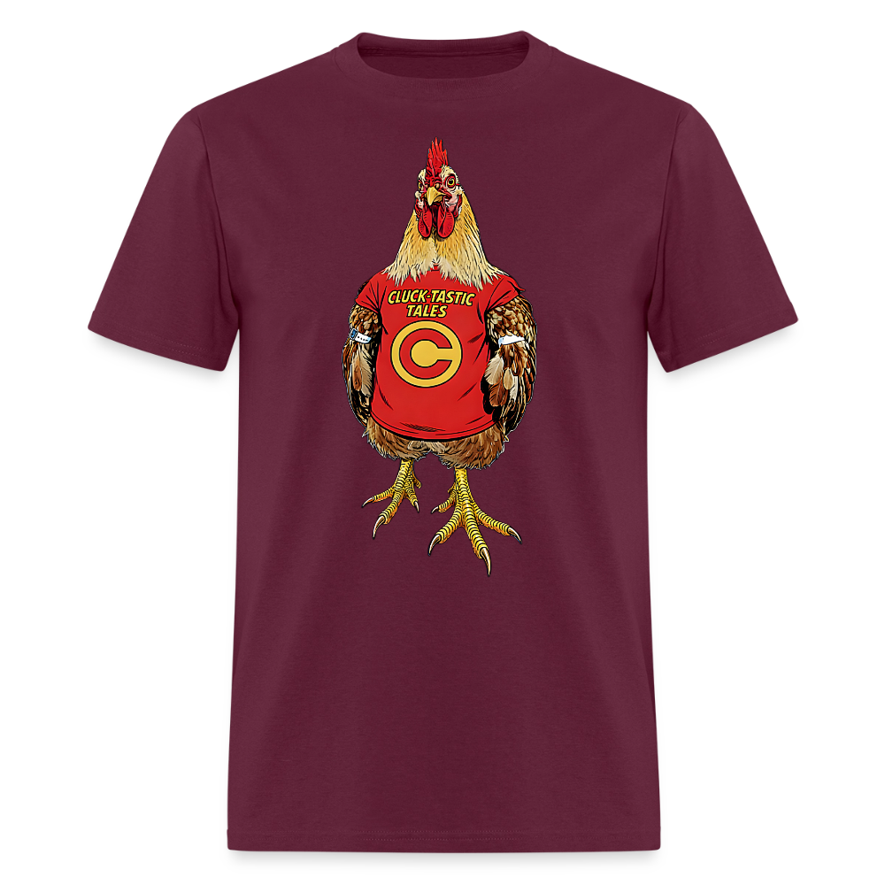 Cluck- Tastic - burgundy