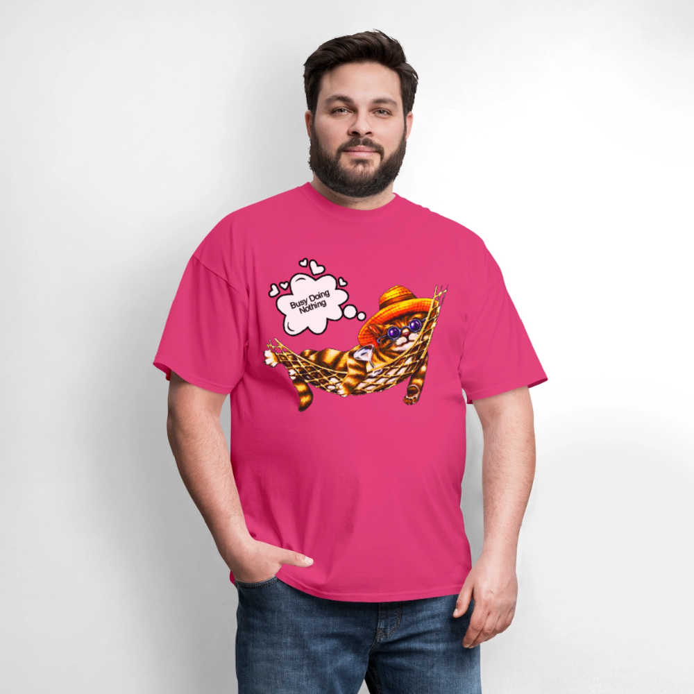 Busy Doing Nothing - fuchsia