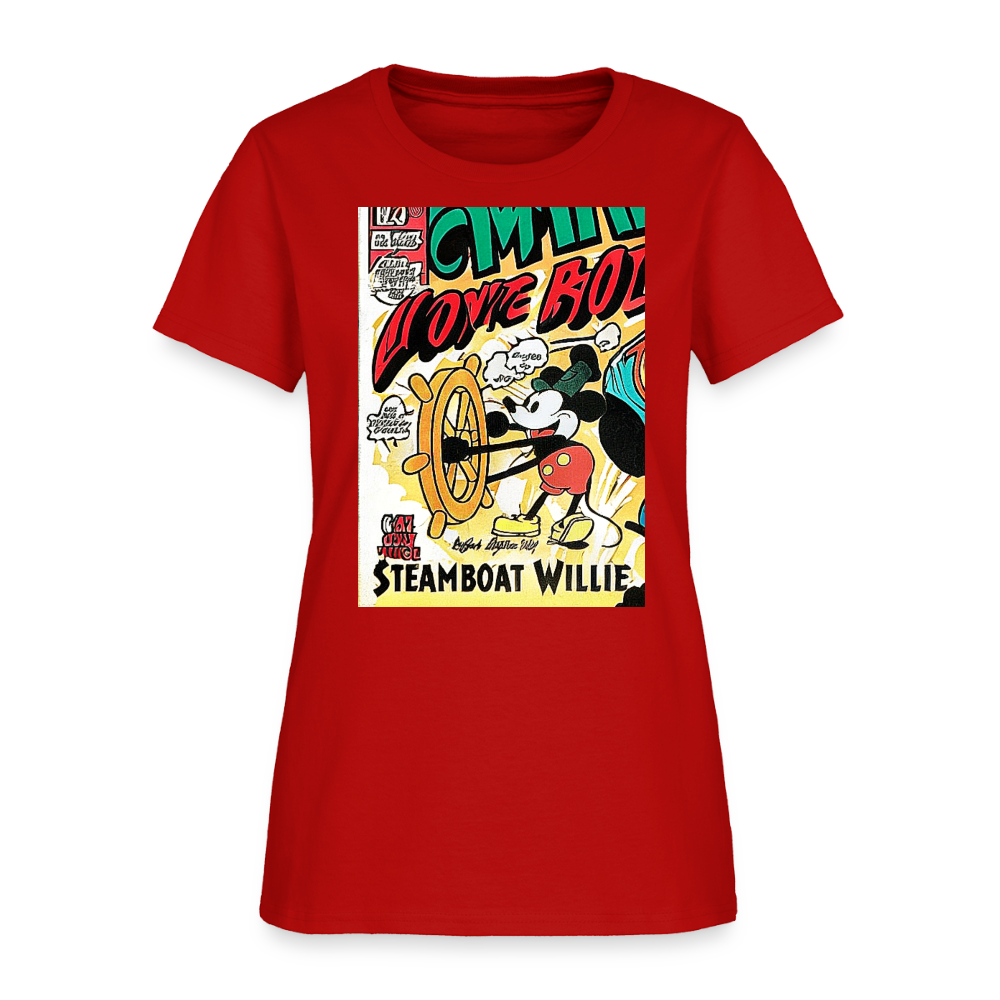 Steamboat Willie - red