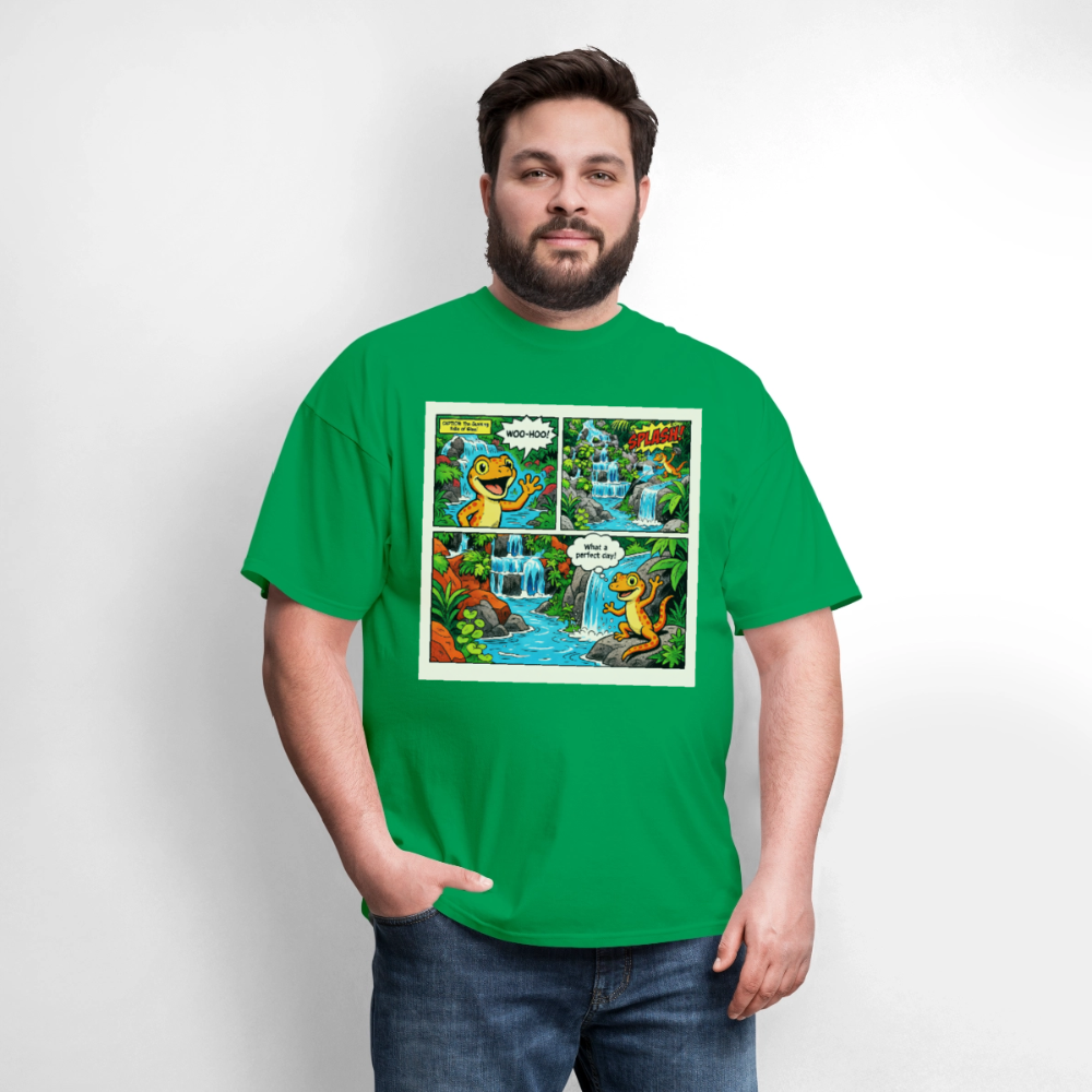Comic Lizard - bright green