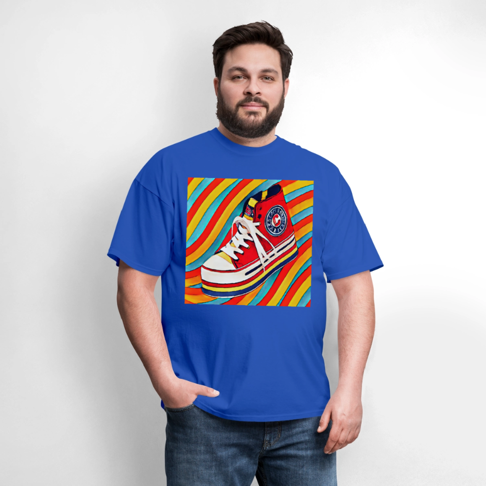 High Top Sneaker - royal blue