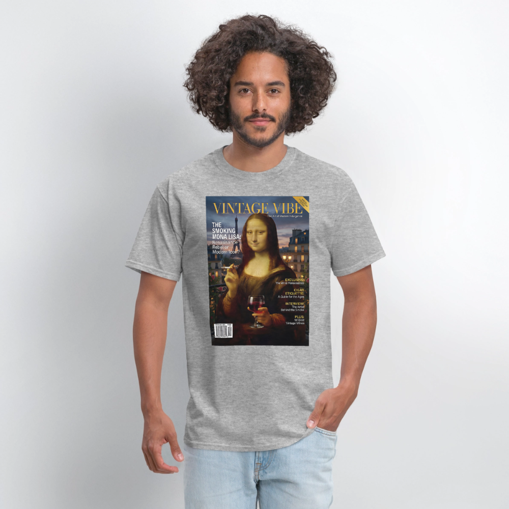 A Smoking Mona Lisa - heather gray