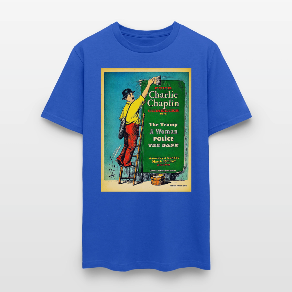 1915 Charlie Chaplin - royal blue