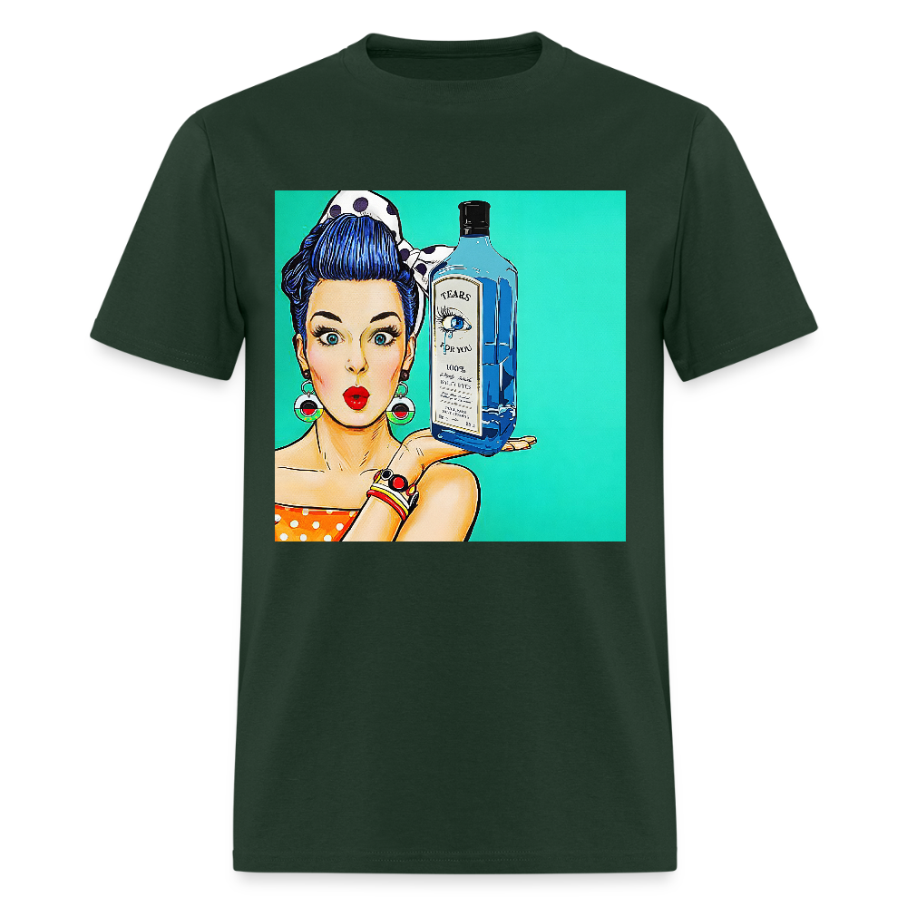 Retro Woman - forest green