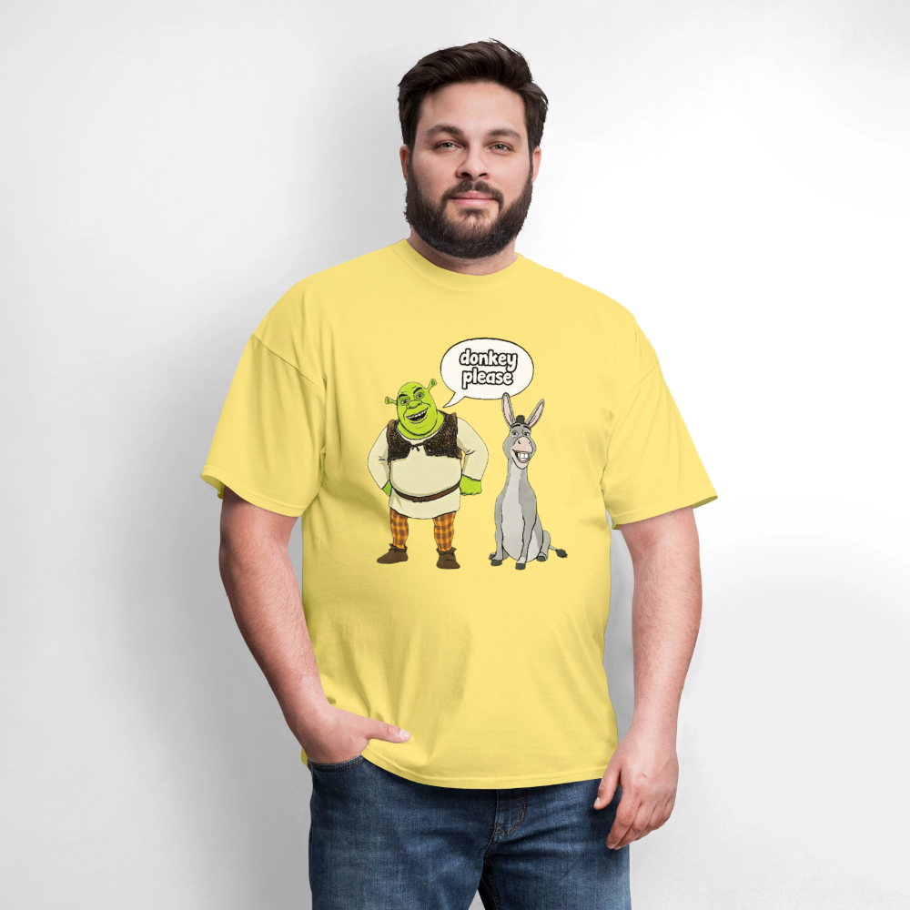 Donkey Please Shrek - cornsilk