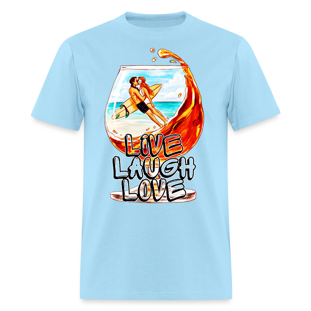 Live, Laugh, Love - powder blue