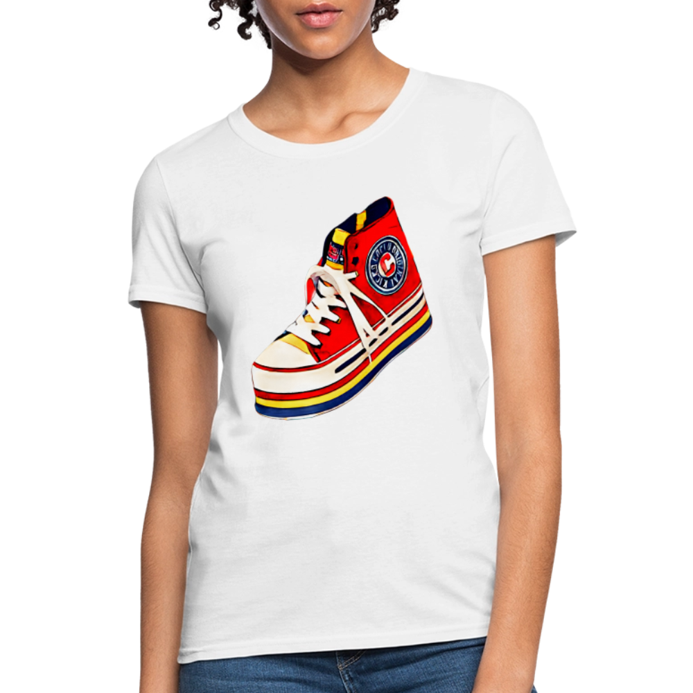 High Top Sneaker - white