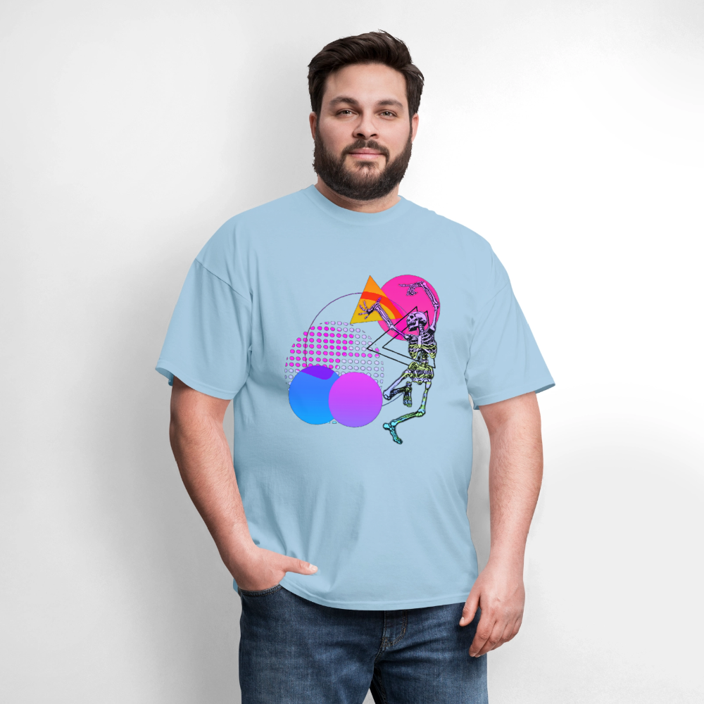 Dancing Skelton - powder blue