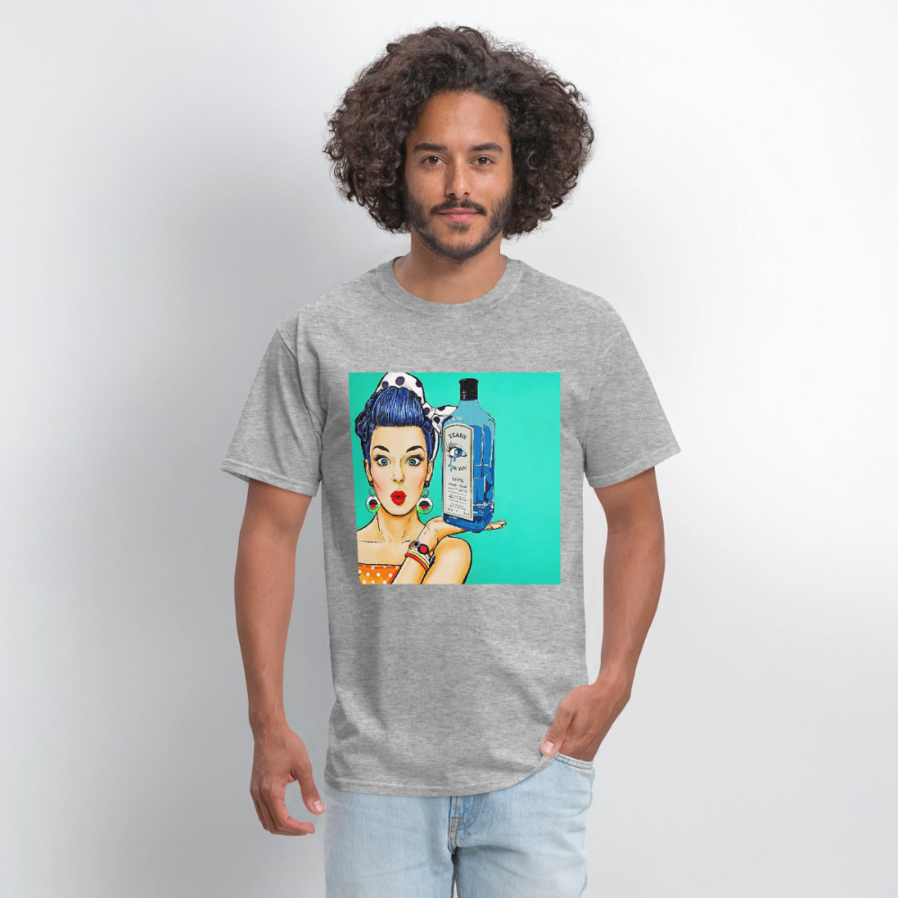 Retro Woman - heather gray