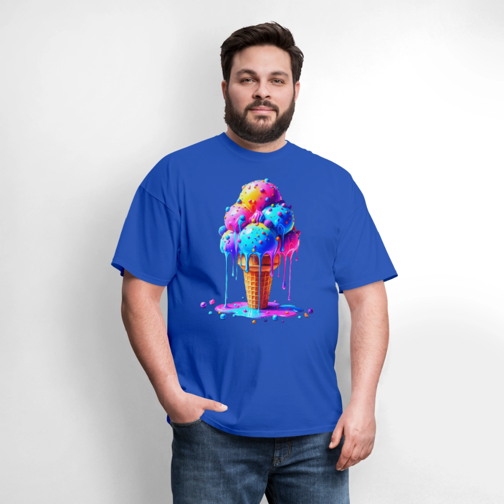 Melting Rainbow - royal blue
