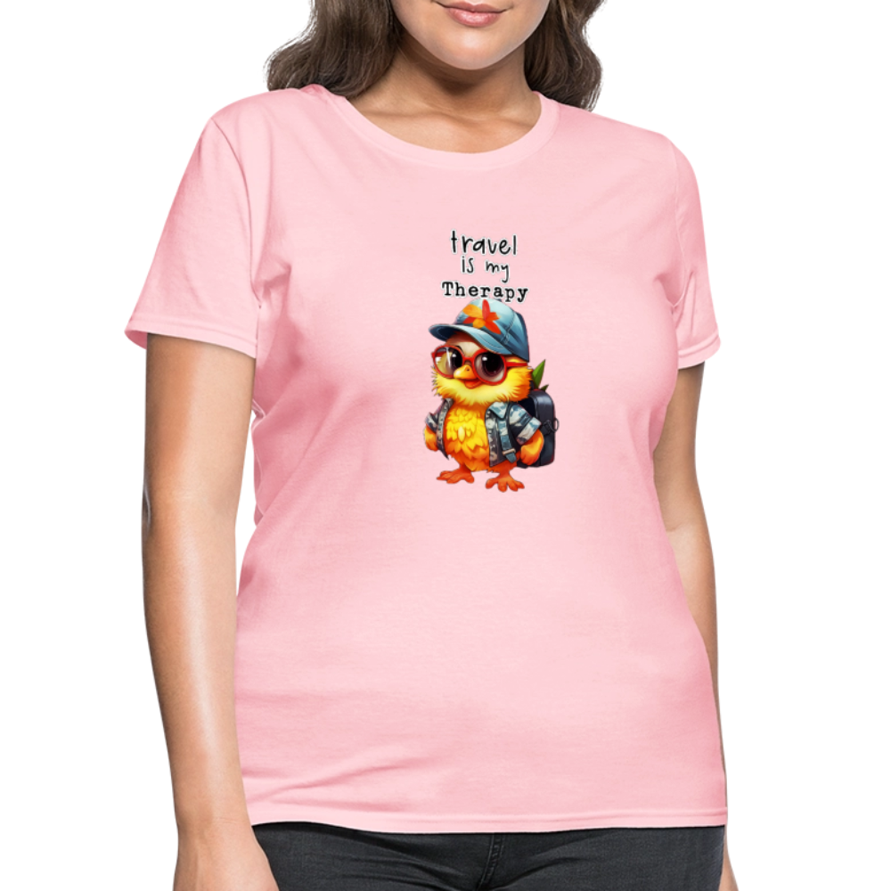 Travel Is My Therapy - pink
