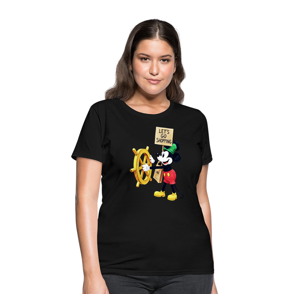 Let's Go Shopping - black