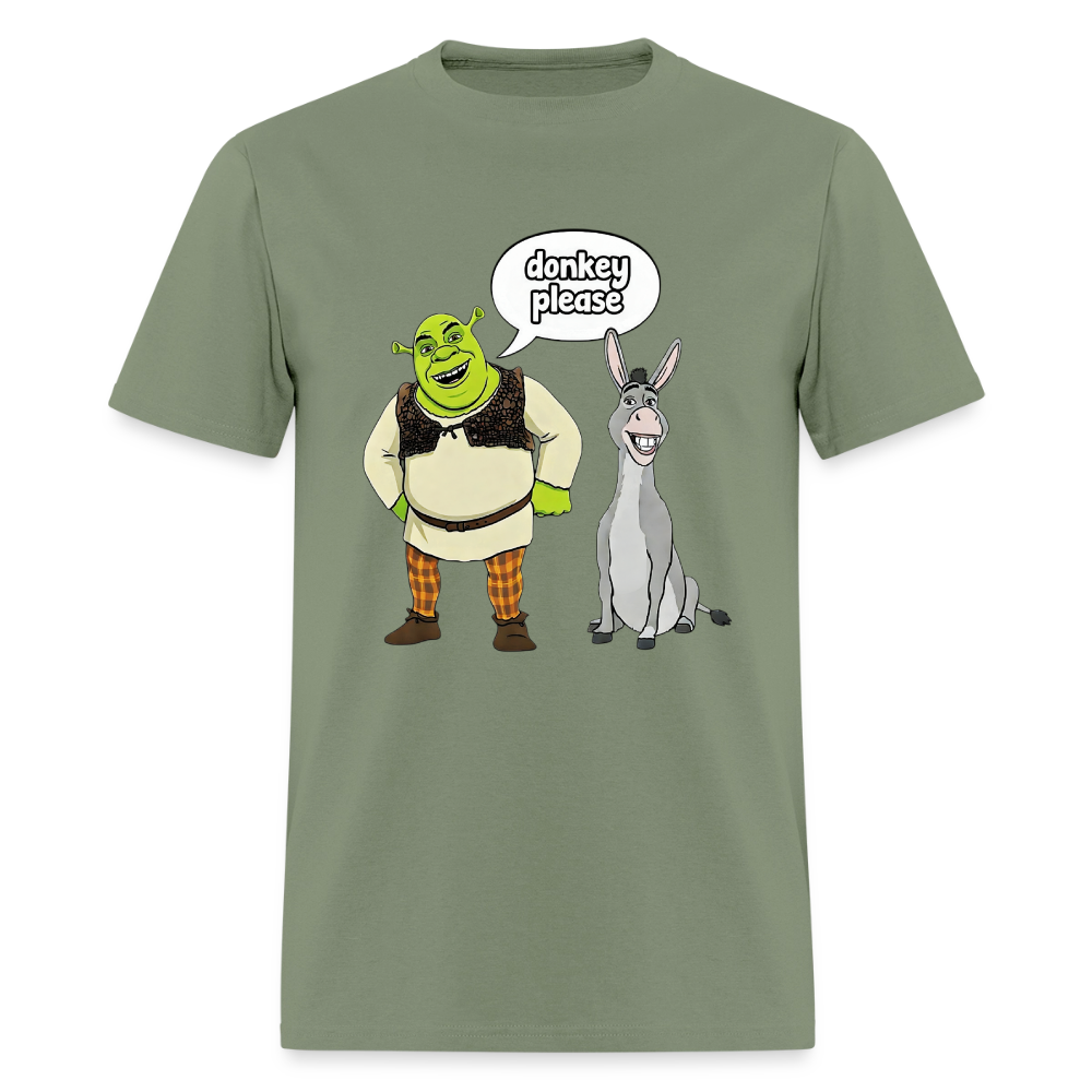 Donkey Please Shrek - military green