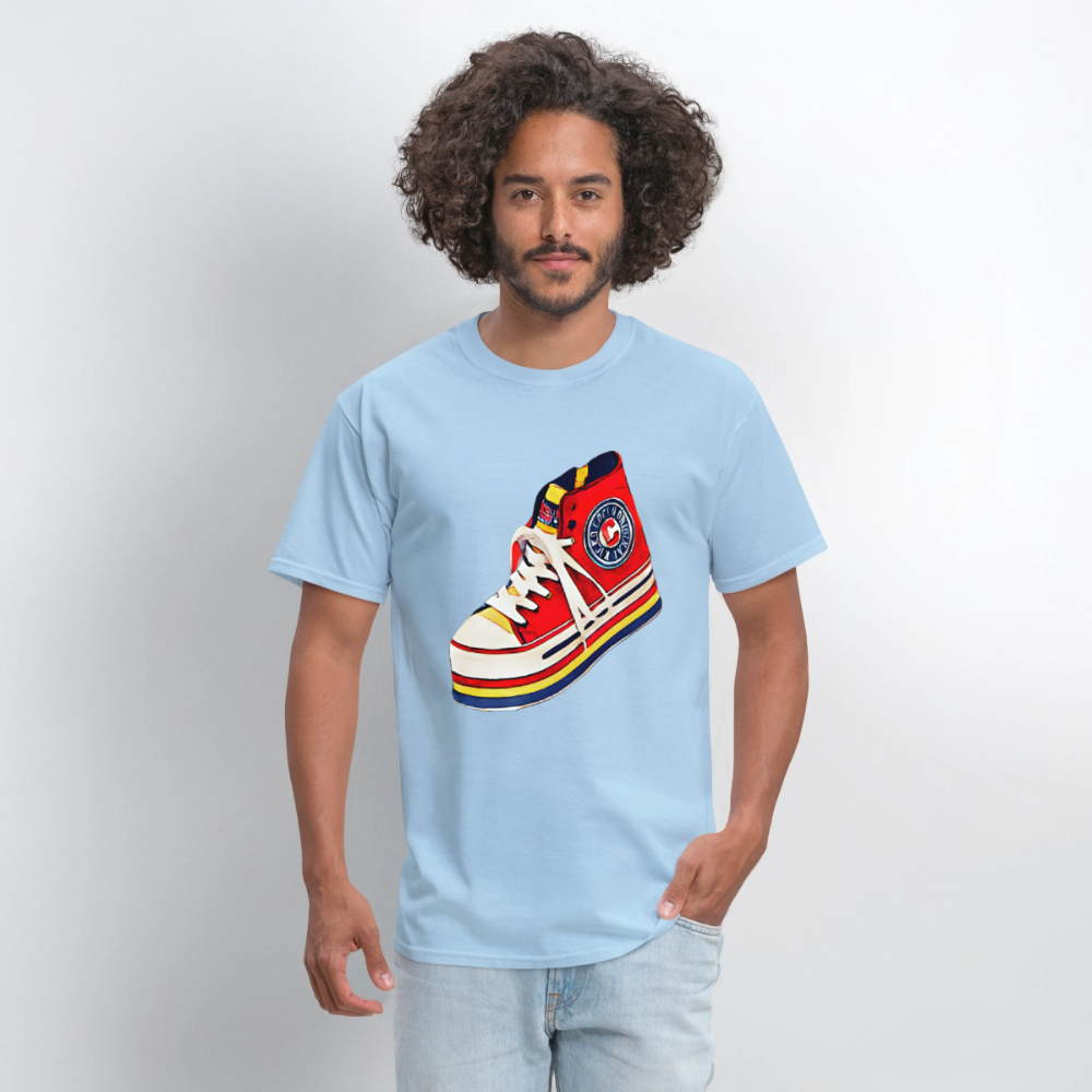 High Top Sneaker - powder blue