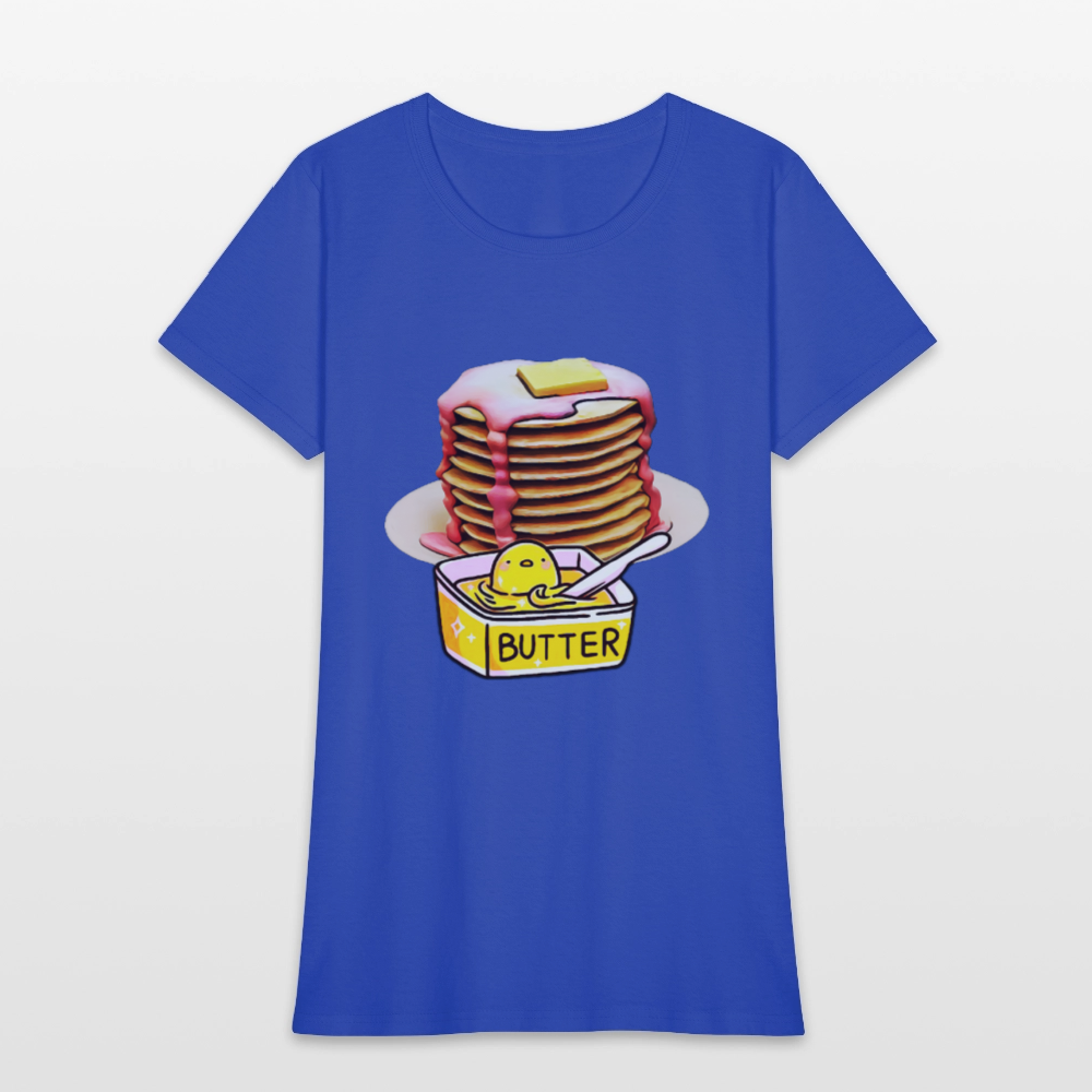 Pancakes and Butter - royal blue