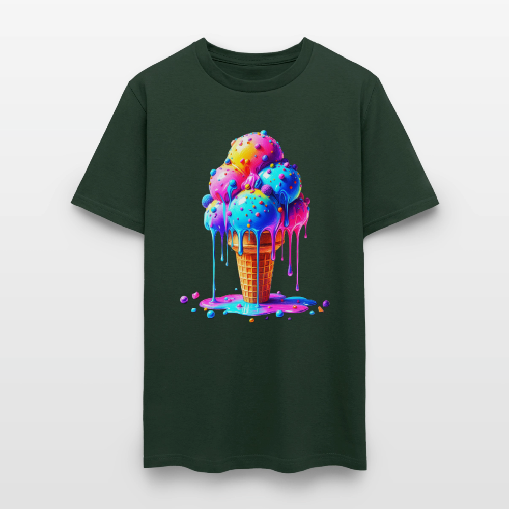 Melting Rainbow - forest green