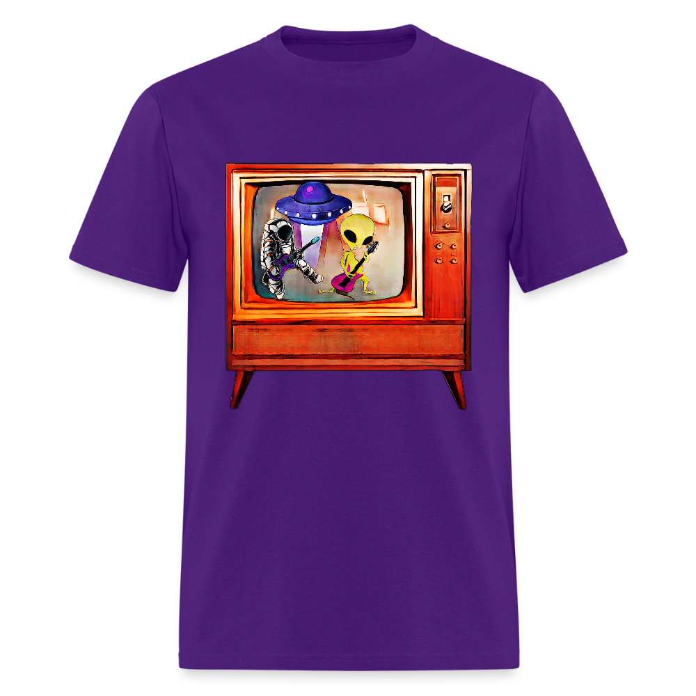 Rocking Astronaut and Alien #2 - purple