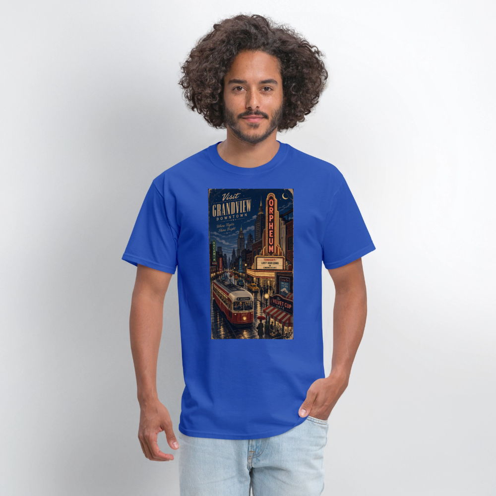 Grandview - royal blue