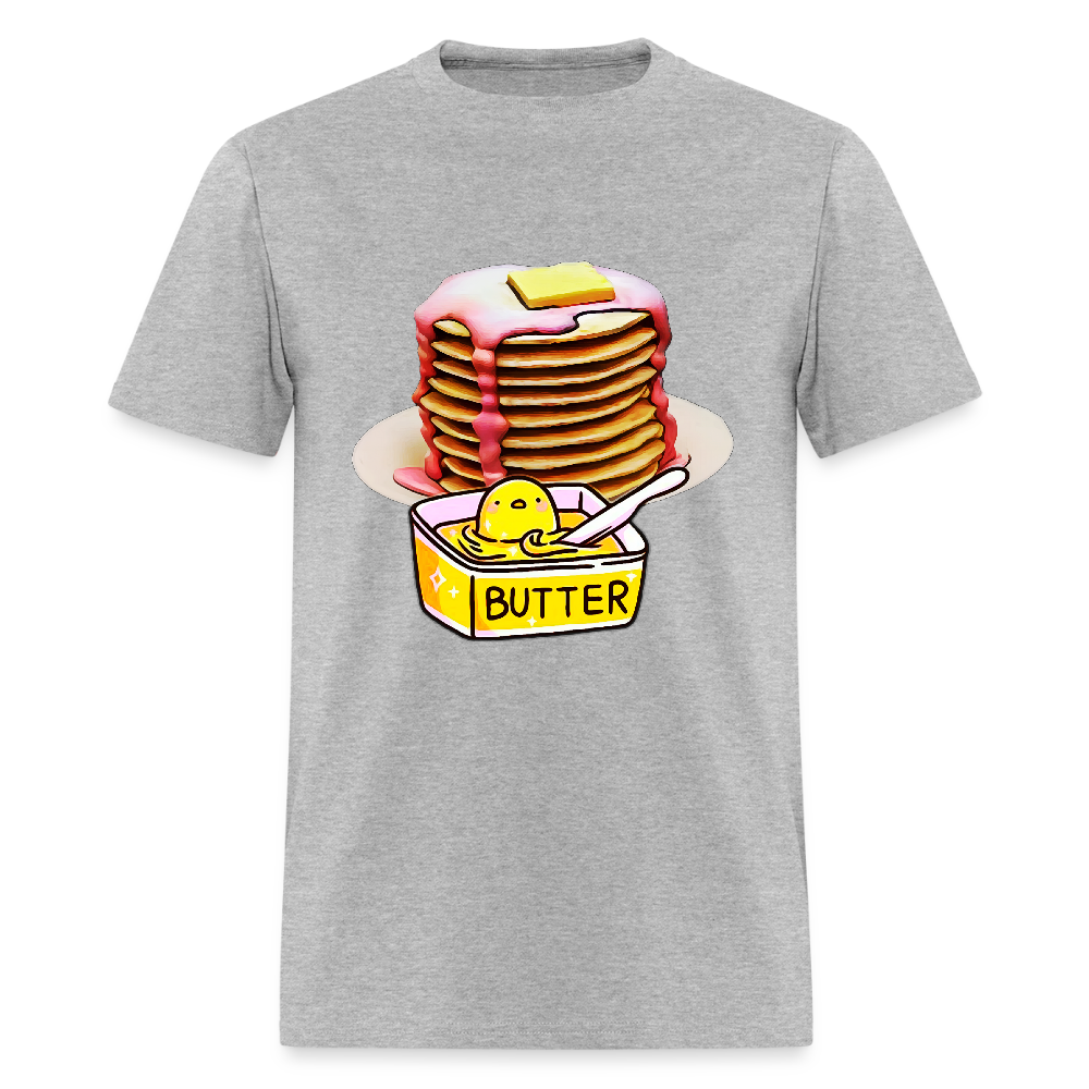 Pancakes and Butter - heather gray