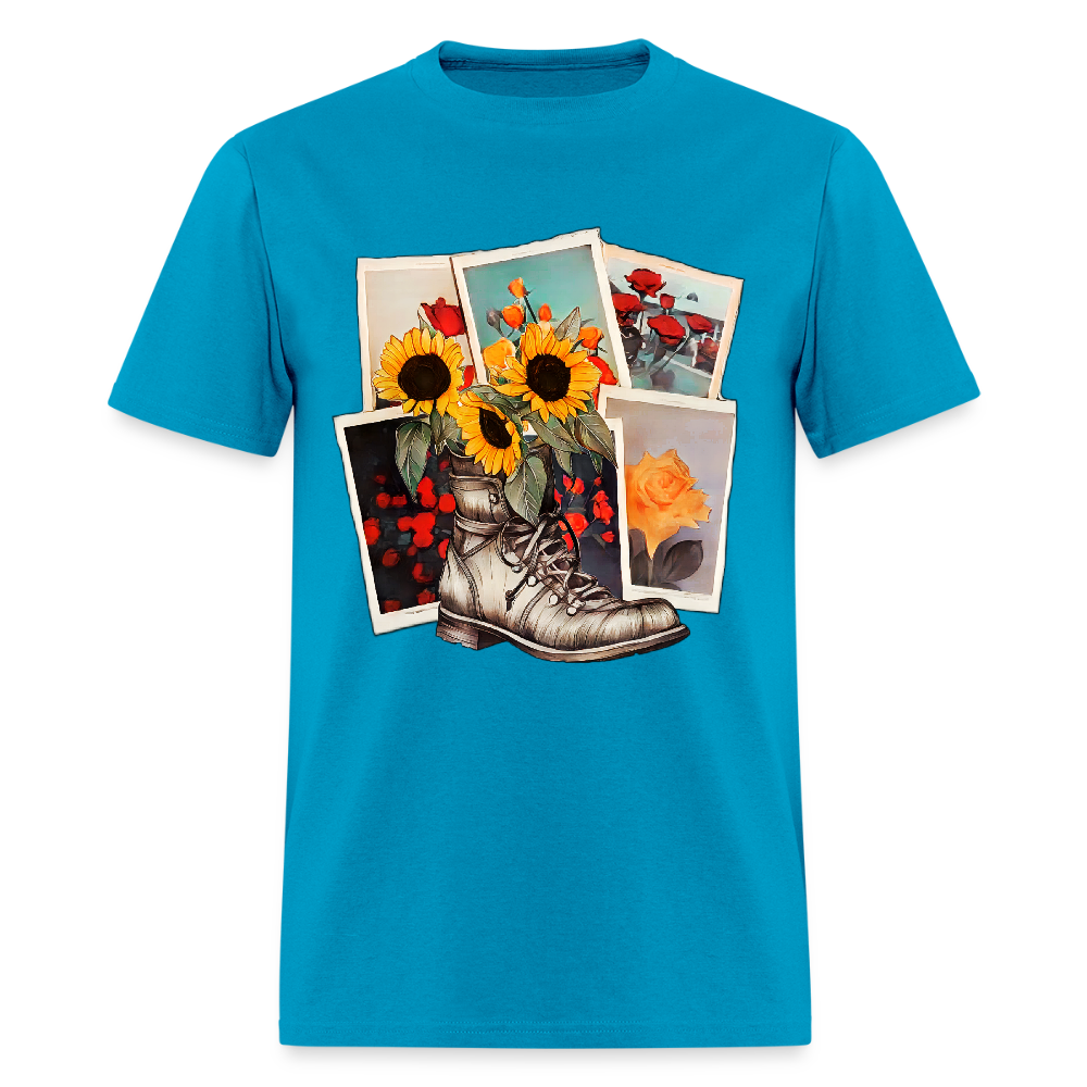 Flowers #2 - turquoise