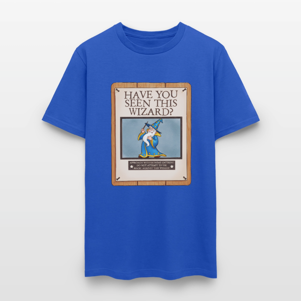 Approach With Caution - royal blue