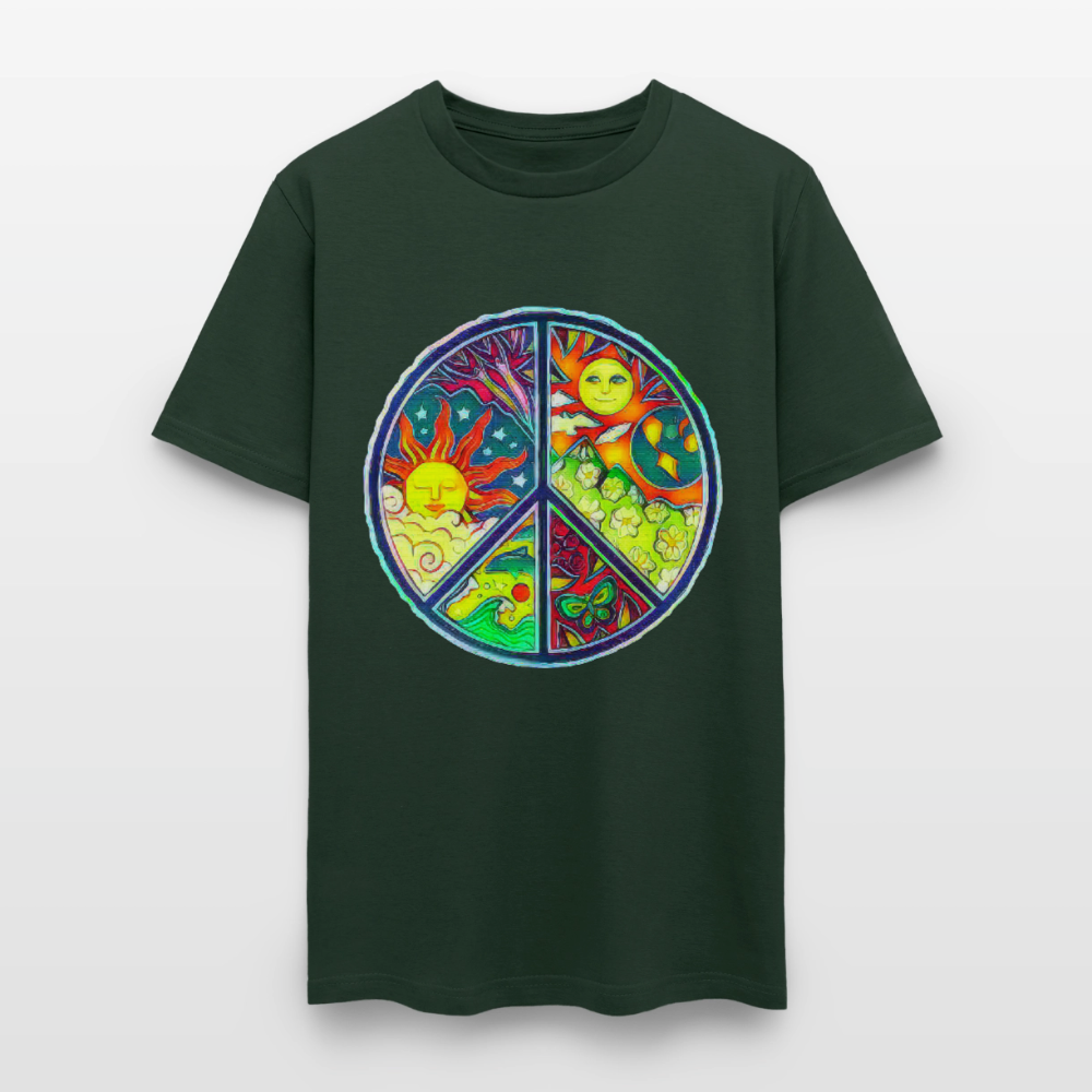 Peace - forest green