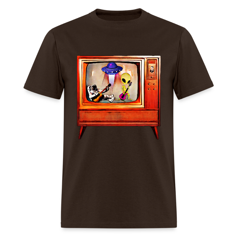 Rocking Astronaut and Alien - brown