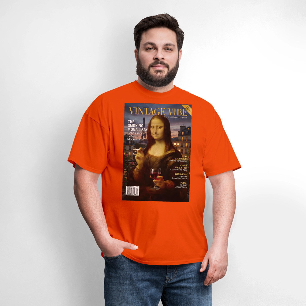 A Smoking Mona Lisa - orange