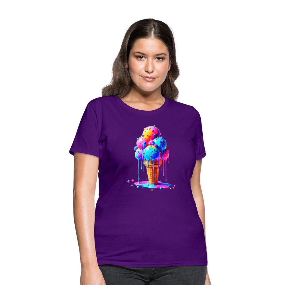 Melting Rainbow - purple